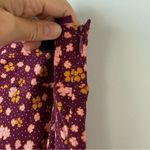 Free People  IRL Floral Mini Skirt Womens Size 4 Plum Combo‎ Photo 4