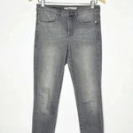 Athleta Sculptek Skinny Jeans Gray Wash Size 6 Mid Rise Performance Denim Photo 0