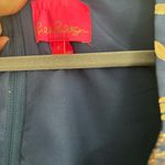 Lilly Pulitzer  KASSLYN DRESS Low Tide Navy Gold Puff Floral Brocade SIZE 6 Party Photo 3