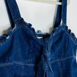 Madewell  Womens Karen Walker Raw-Edged Dark Wash Denim Trianon Top Sz 22/3X NWT Photo 6