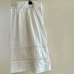 Gap White Flowy Airy Lattice Cutout A-Line Skirt, Minimalist Spring Skirt, Size 6 Photo 4