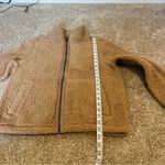 Old Navy Cozy Tan Teddy Sherpa Zip up Jacket nwot Photo 4