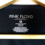 Pink Floyd Sweatshirt Womens M Black Crop Graphic Lace Up V-Neck Fleece Rock Photo 5