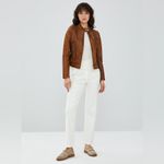 Rare Derimod Expo Kylie Mandala Mosaic Boho Leather Jacket in Camel Size Small Brown Photo 11