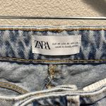 ZARA Light Blue Denim Mini Skirt Photo 1
