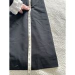 J Crew Womens Ruffle Neck Sleeveless Suiting Dress Black Shift Pencil Size 4 Photo 8