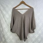 White House | Black Market V-Neck Dolman Sweater in Biscotti Size L NWT Photo 4