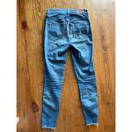 Madewell  10” High-Rise Skinny Raw Hem Cropped Jeans, sz 25 Photo 9