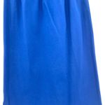 Michael Simon Lite Ski Trip Snowflake Embroidered Novelty Midi Skirt Blue Small Photo 2