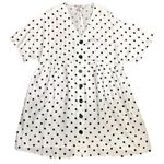 ASOS Womens Shirt Dress Maternity Nursing Polka Dot Button Down Relaxed Fit Sz 8 Photo 0