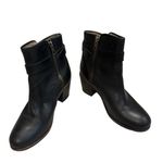 Frye  Malorie Knotted Short Boots Black Leather, Sz 6 Photo 6
