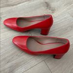 Aerosoles Comfortable MINETTA Mid-heel Pump, Racing Red Leather, Size 8.5W, NWT Photo 3