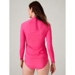 Athleta New M North Point Rashguard Tulip Pink Medium Photo 1