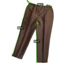 Sandro Paris Women Black Satin Pleated Trousers Dress Pants Size 40/ USA 8 Photo 1