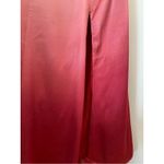 Free People Sunset Pink/Red Ombre Halter Satin Midi Dress Size 8 NWT Boho Photo 4