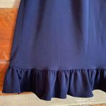 Carmen Marc Valvo Navy Dressy Tank Top Photo 4