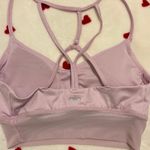 Lavish Alo  sugarplum pink sports bra mesh Photo 1