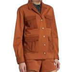 Derek Lam 10 Crosby Alison Utility Jacket with Drawstring Waist - Cinnamon - 2 Photo 3