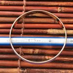 J.Crew  Bangle Bracelet Purple Enameled Gold Tone Photo 4