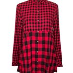 BeachLunchLounge  Emery Crimson Tide Red and Black Button Down Shirt Size XS Photo 2