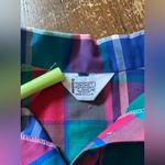 Vintage Cricket Lane Plaid Blouse Women’s size MD Red Size M Photo 3