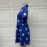 Hot Topic Cakeworthy Star Wars the Mandalorian Grogu Blue Baby yoda button up dress Photo 3