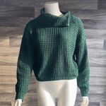 belle du jour NWOT  Forest Green Cowl Neck Sweater Photo 0