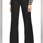 INC International Concepts Size 10 Wide Leg High Rise Dress Pants Faux Pockets Black Photo 0