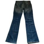 7 For All Mankind A pocket stretch low rise flare jeans women’s blue size 27 Photo 1