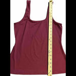 Stori Opposition Activewear Athletic Gym Outdoors Blouse Tank Top Size 8 Sangria Purple Photo 4