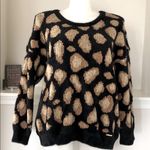 Michael Kors  Crewneck Soft Dark Camel Sweater Fur Velour-Blend Size XXL NWT $155 Photo 2
