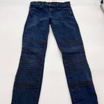 J Brand Women's Willow Verve Dark Wash Moto Style Skinny Mid-Rise Jeans Size 25 Photo 5