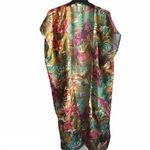Floral Tropical Jungle Open Front Kimono Duster Pink Size undefined Photo 6