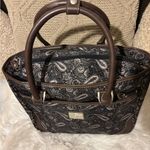 American Living 🤎🤎 Paisley Tote Bag with Brown Accents luggage .🤎🤎 Photo 7