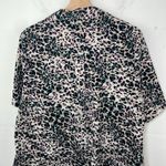 Notations Woman’s Leopard Print Button Down Top short Sleeves size 1X Photo 5