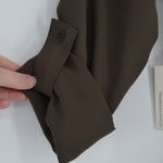 Aritzia  Babaton Kahlo Robe Belted Flowy Satin Wrap Jacket in Monterey Brown XS Photo 3