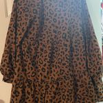 Mud Pie  Tan  Tiered Leopard Print Dress Bohemian Girlie Photo 2