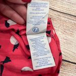 Boden Women's Coral Bird Print Short Sleeve Keyhole Neck Top Size US 8 UK 8 Pink Photo 5