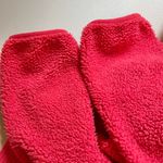 American Eagle Outfitters Cherry Red Zip Teddy Hoodie with Pockets size Medium Photo 7