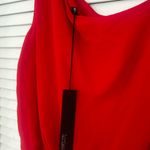 Revolve Krissa Red One-Shoulder Dress Photo 3