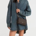 Matt and Nat Vegan Leather Crossbody Bag Gray Photo 1