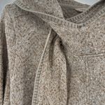 Soft Surroundings Go Lively brown cream Hooded Cardigan L open front wrap around Photo 10