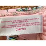 No Boundaries  Floral Bikini Top S Pink Ruffle Strap Padded Swim Top Boho Photo 2