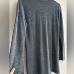 ZARA Grey and Silver Tunic Sweater, Long Sleeve Gothic Blouse, Size Medium Photo 15