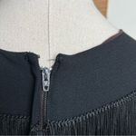 Vintage Great Gatsby Black Flapper Super Mini Dress or Tunic Size 8 Photo 6