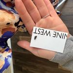 Nine West Floral Faux Wrap Top | large Photo 7