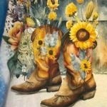 Gildan  Cow Bandana Farm Animal Highland Cow Graphics Women T-shirt Photo 4