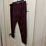 Faded Glory  elastic leggings black and red print size XXXL Photo 3