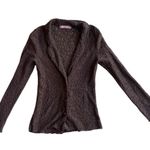 Vintage Luca D’altieri Button Up Lace Blouse Purple Size XS Photo 0