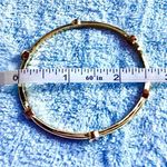 Anne Klein Stunning Gold Bracelet w/6 Clear Round Stones. Fits Small Hand/Wrist Photo 8